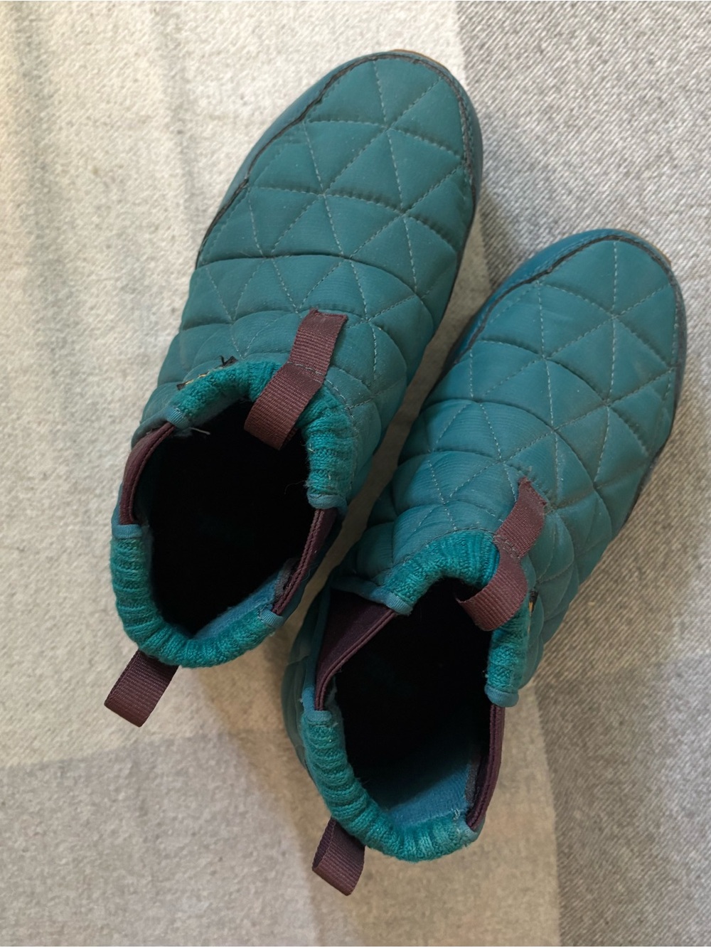 Teva Quilted Teal Slip-On Athletic Shoes